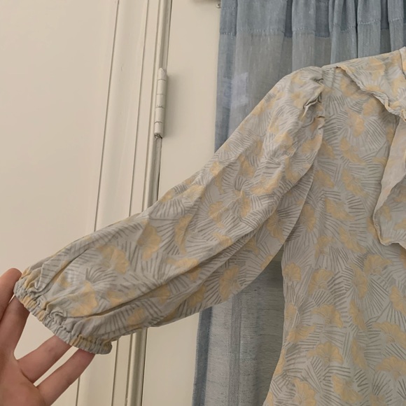 Aritzia Wilfred Print Blouse XXS - Picture 3 of 5